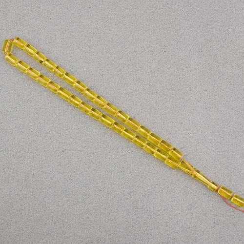 U�ak Cam� Kesme Kesim 7x10mm Tesbih P�sk�ls�z �effaf Sar�