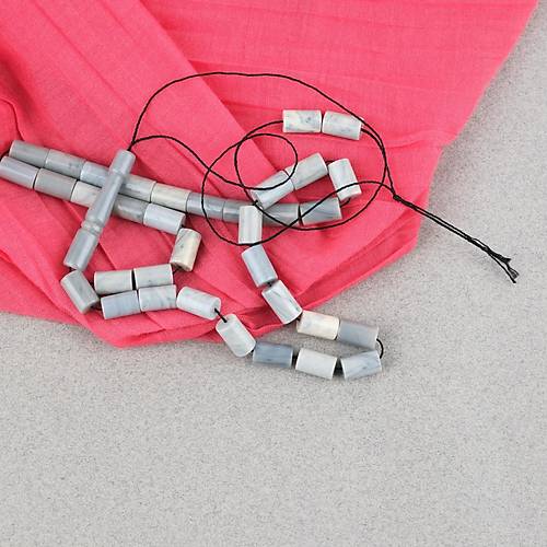 S�kma Kehribar Kesme Kesim 6x10mm Tesbih P�sk�ls�z