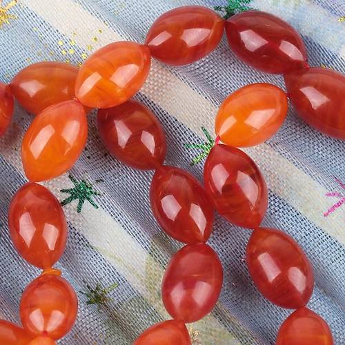 Kadim Katalin Eski amdan Obje Beyzi Kesim 7x12mm Tesbih