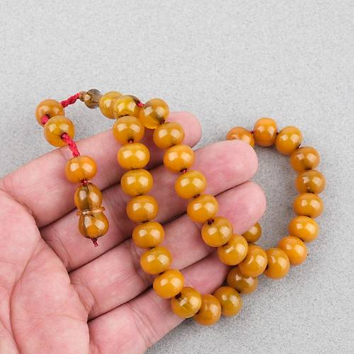 S�kma Kehribar Dik Damar Bilek Boy Tekerlek Kesim 11x8.5mm