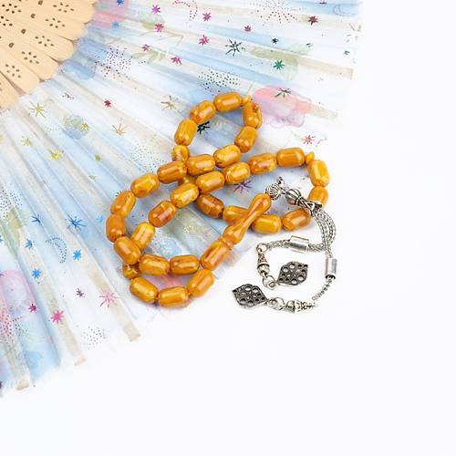 Beyrut Damla Alpaka P�sk�l Kaps�l Kesim 7,5x11,5mm Tesbih