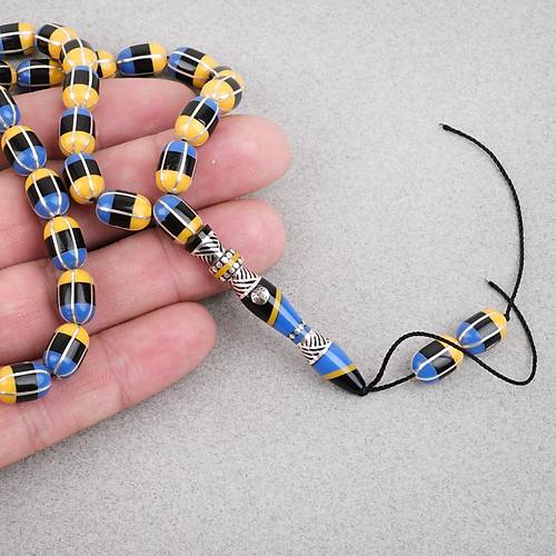 Erzurum Oltu 925A Gm leme Nakka mame Usta i mzal Kapsl Kesim 7.5x11mm Tesbih