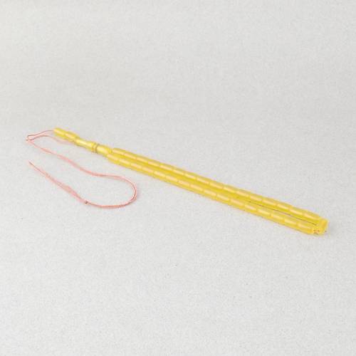 U�ak Cam� Kesme Kesim 6x10mm Tesbih P�sk�ls�z A��k Turuncu