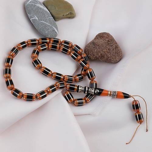 Erzurum Oltu 925A Gm leme Nakka mame Usta i mzal Kapsl Kesim 7.5x11mm Tesbih