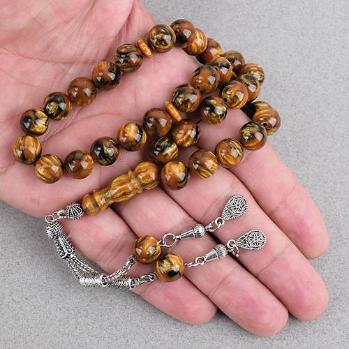 Galalit Sedefli Alpaka P�sk�l K�re Kesim 10mm Tesbih