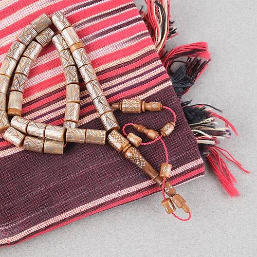 Kuka 925Ayar G�m�� �ak�ml� Kesme Kesim  8x11mm Tesbih