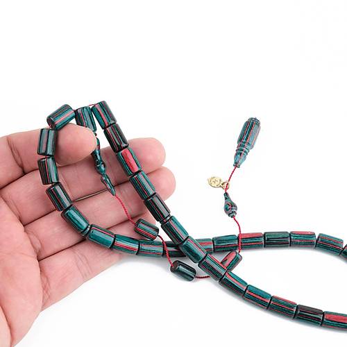 Kafur A�ac� Usta ��i �mzal� Yumu�ak Kesme Kesim 8x12mm Tesbih