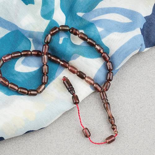 S�kma Kehribar Kaps�l Kesim Sistemli Bilek Boy 5x8mm Tesbih M�rd�m