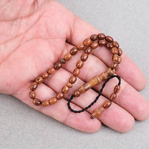 Kuka Original Do�al Parmak Boy Arpa Kesim 5x6mm Tesbih