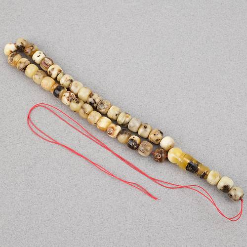 Damla Kehribar Bilek Boy Tekerlek Kesim 10x9.5mm Tesbih