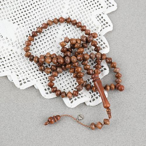 Kuka Orijinal Do�al Lapisdo �mzal� �stanbul Kesim  6x7mm Namaz Tesbihi