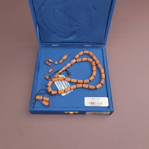 Usta ��i �mzal� Thuya Burl A�ac� Do�al Kekik Kokulu U�lu Kaps�l Kesim 8x13.5mm Tesbih