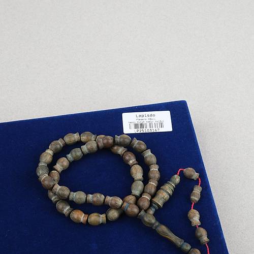 Plesenk A�ac� Usta ��i �zel Testi Motif Kesim 9x13mm Tesbih