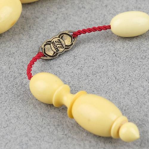 Kadim Katalin Eski Obje Mahjong Ta�� Beyzi Kesim 11x14mm Tesbih