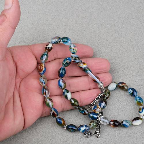 Arizona Katalin Alpaka P�sk�l Beyzi Kesim 8x12mm Tesbih