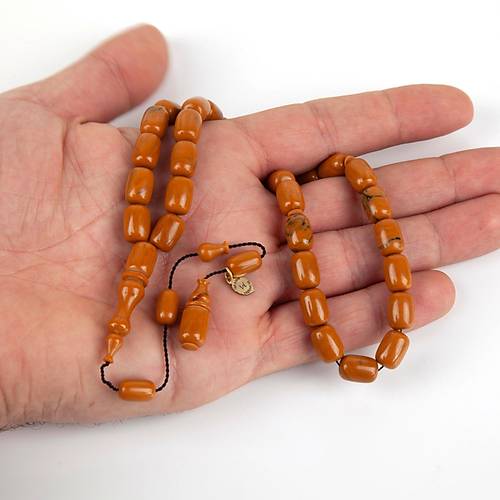 Katalin Kapsl Kesim 8x11mm Tesbih - Kahve