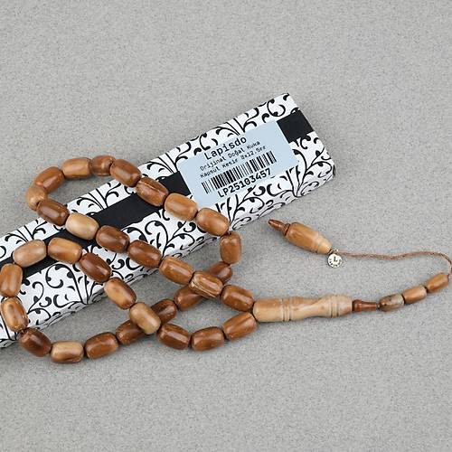 Kuka Ger�ek Do�al Lapisdo �mzal� Kaps�l Kesim 8x12.5mm Tesbih