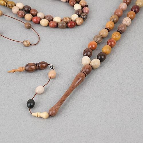 Kar���k A�a� Usta ��i �mzal� 33l� ve 99lu Beyzi Kesim Tesbih Seti