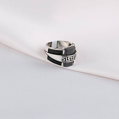 Zirkon/Mikro Zirkon 925Ayar Gm Erkek Yzk