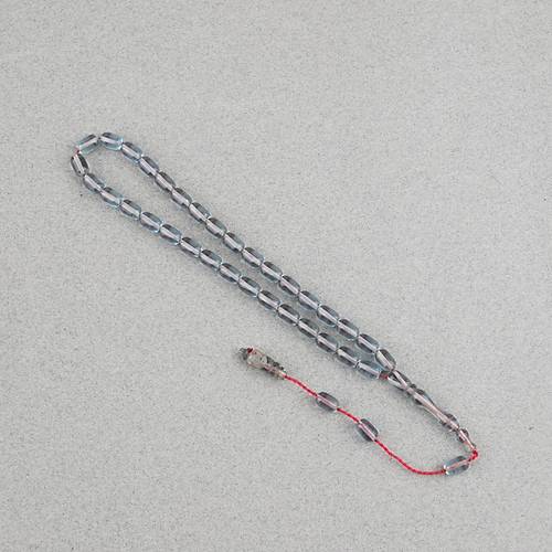 S�kma Kehribar Kaps�l Kesim Sistemli Bilek Boy 5x8mm Tesbih Su Ye�ili