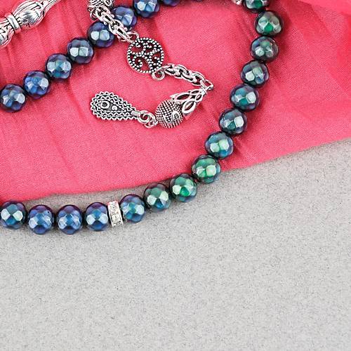 His Ta�� Metal �mameli K�re Kesim 8mm Tesbih