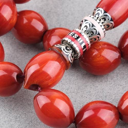 Skma Kehribar zel Gm Nak leme mame 925Ayar Gm Pskl Beyzi Kesim 14x17mm Tesbih