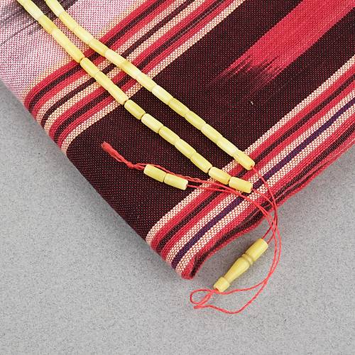 S�kma Kehribar Kesme Kesim 4x8mm Tesbih -Sar�