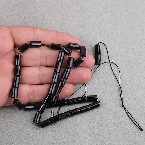 S�kma Kehribar Kesme Kesim 6x10mm Tesbih P�sk�ls�z