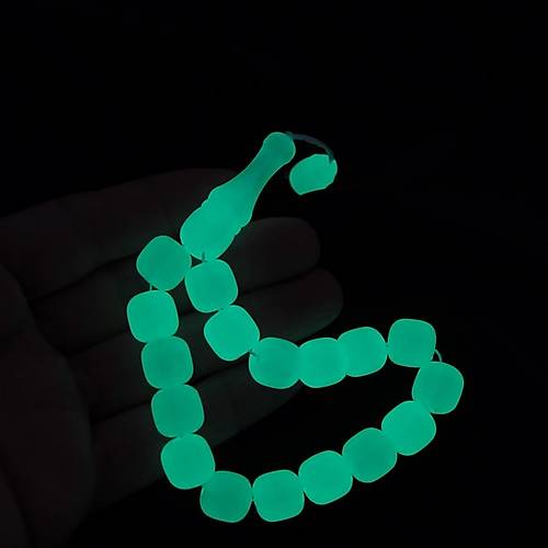 Kedig�z� Toz Kehribar Efe Boy F��� Kesim 12.5x12mm Tesbih