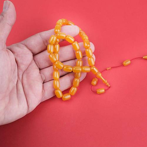 Katalin �ubuk Dinlenmi� Usta ��i Kaps�l Kesim 8x11mm Tesbih -Hareli Kays�