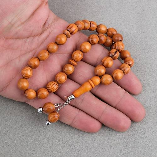 �am A�ac� K�re Kesim 10mm Tesbih Turuncu