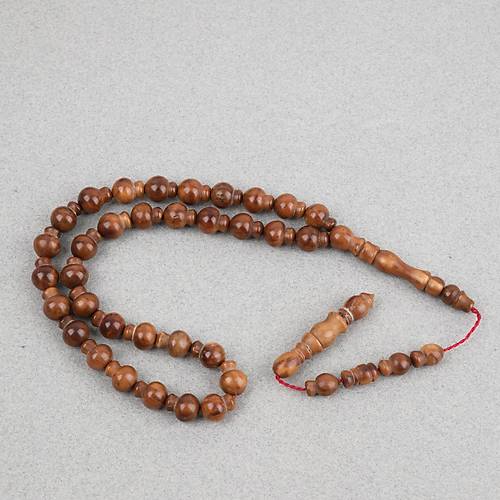 Kuka Usta ��i �zel Testi Motif Kesim 9x11mm Tesbih