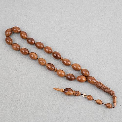 Kuka Usta ��i �mzal� �zel El ��i Oyma �mame ve Hitame Bilek Boy Beyzi Kesim 11x16mm Tesbih