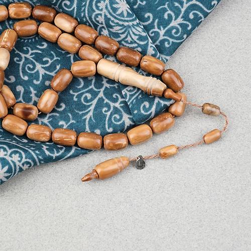 Kuka Ger�ek Do�al Lapisdo �mzal� Kaps�l Kesim 8x12.5mm Tesbih