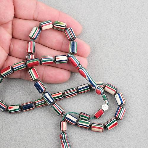 Kafur A�ac� Kaps�l Kesim 8x12.5mm Lapisdo �mzal� Tesbih