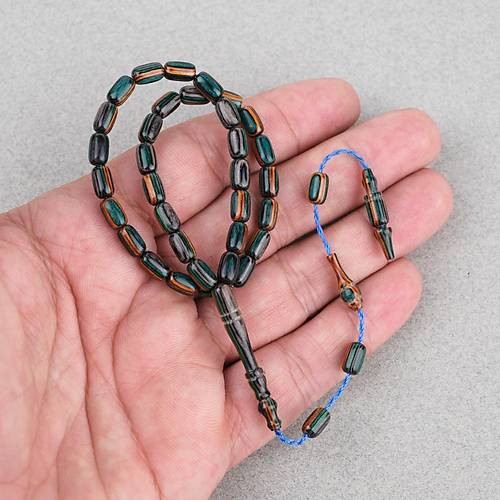 Kafur A�ac� Bilekboy Kaps�l Kesim 4.5x7.5mm Tesbih Kahverengi