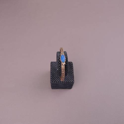 Lapis Lazuli Do�al Ta�l� Bak�r Bileklik
