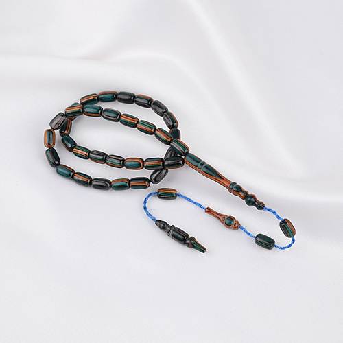 Kafur A�ac� Bilekboy Kaps�l Kesim 4.5x7.5mm Tesbih Kahverengi