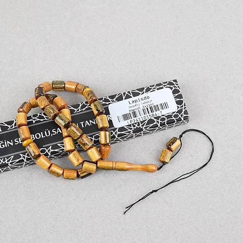 Galalit Sedefli Kaps�l Kesim 8x11mm Tesbih - P�sk�ls�z