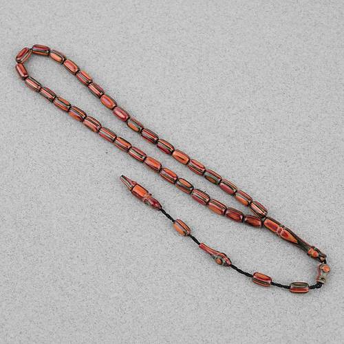 Kafur A�ac� Bilekboy Kaps�l Kesim 4.5x7.5mm Tesbih Turuncu