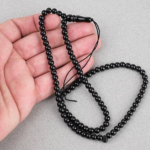 G�rc� Oltu 99luk K�re Kesim 5mm Namaz Tesbihi