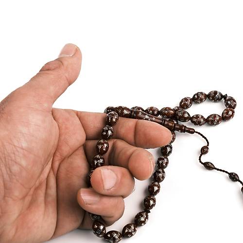 Kuka �ak�ml� Beyzi Kesim 8x11mm Tesbih