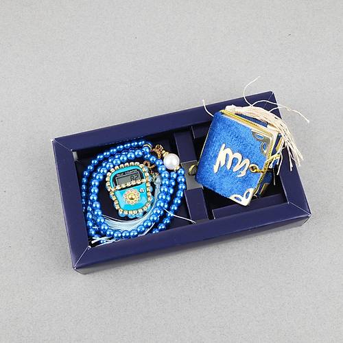 Zikirmatik Elektronik Tesbih Kuran ve 99luk Namaz Tesbihi 3l Set