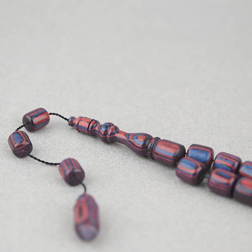 Kafur A�ac� Kaps�l Kesim 10x12mm Tesbih Bordo Mavi Vedat �nal Usta ��i �mzal�