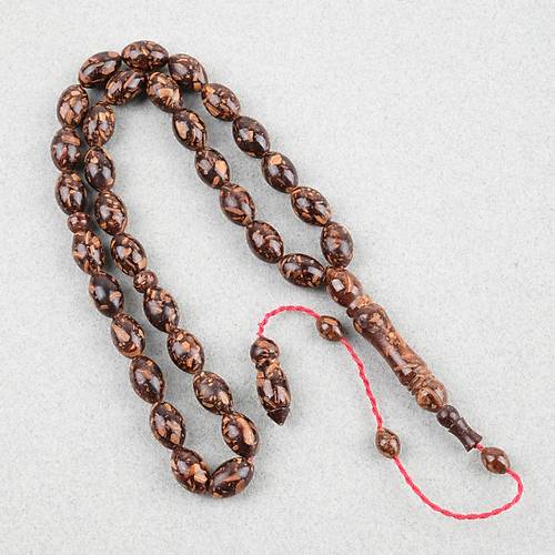 Do�al Tar��n Yumurta Kesim 8.5x13mm Tesbih