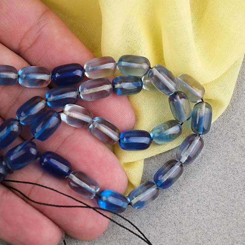 S�kma Kehribar Kaps�l Kesim 7x11mm Tesbih P�sk�ls�z