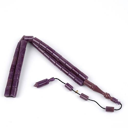 Katalin Kesme Kesim 7.5x11mm Tesbih - Koyu Lila