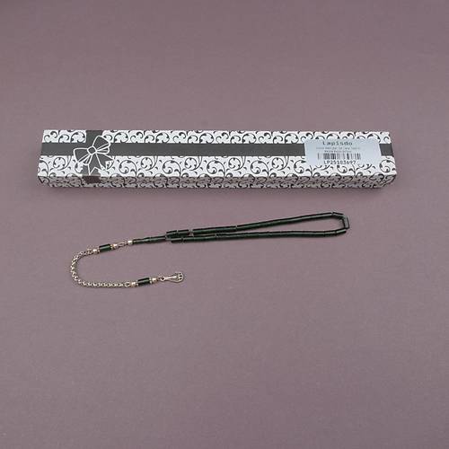 S�kma Kehribar Bilek Boy Kesme Kesim 4x7mm Sallama Tesbih Ye�il