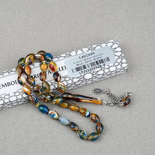 Arizona Katalin Alpaka P�sk�l Beyzi Kesim 8x12mm Tesbih