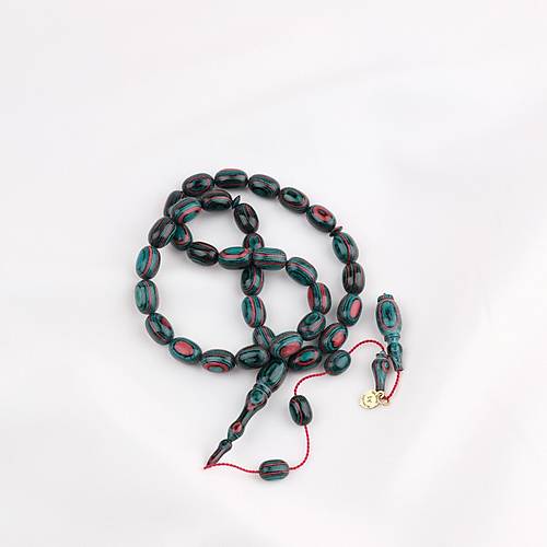 Kafur A�ac� Usta ��i �mzal� Yumu�ak Beyzi Kesim 8x12mm Tesbih